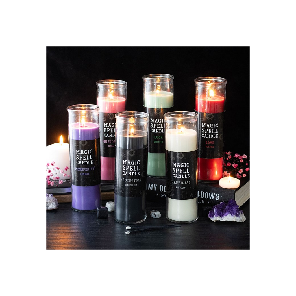 Luck Green Tea Magic Spell Tube Candle