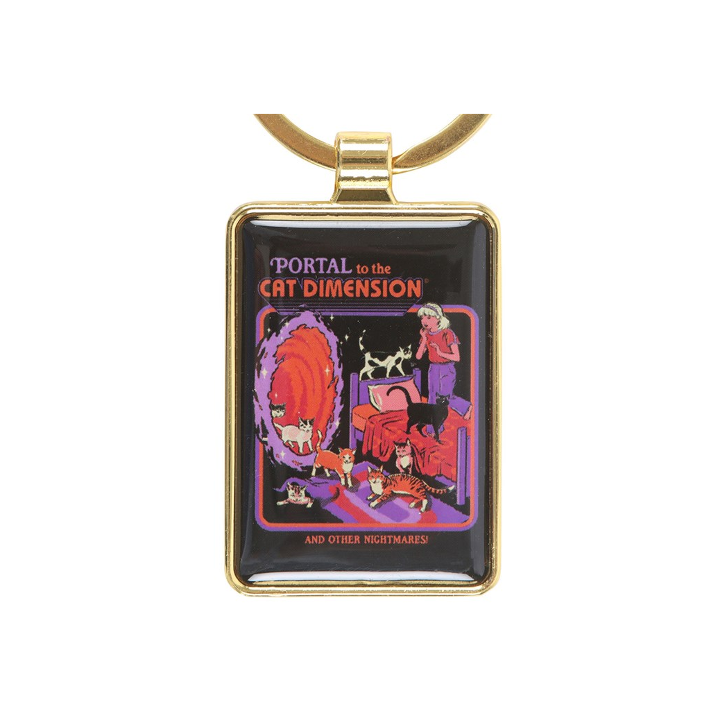 The Cat Dimension Keyring by Steven Rhodes