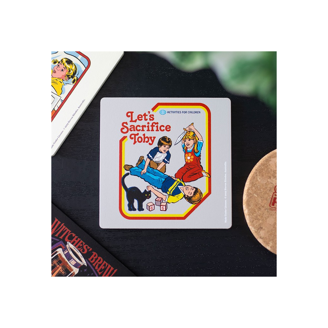 Let's Sacrifice Toby Coaster by Steven Rhodes