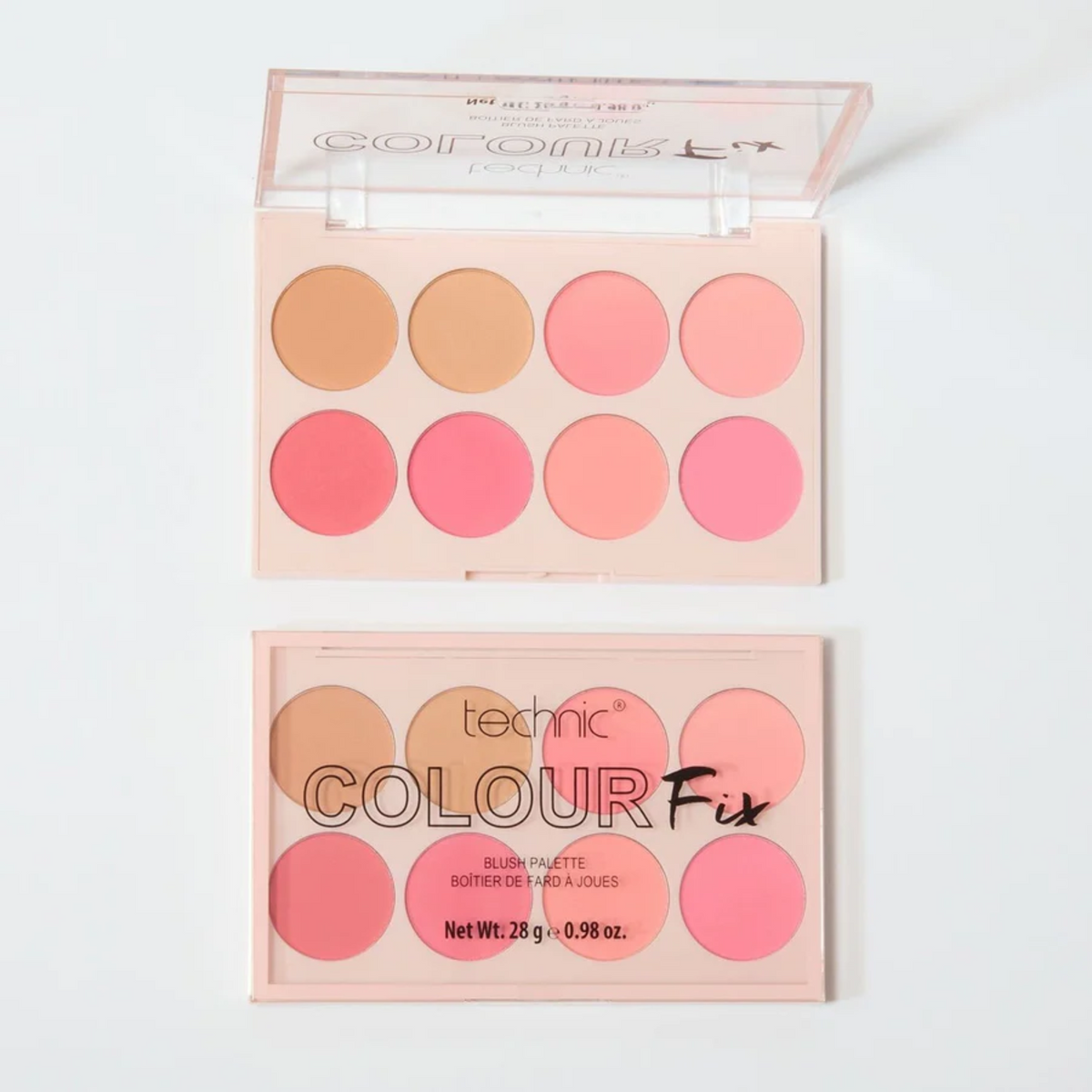 Technic 8 Colour ColourFix Blush Palette