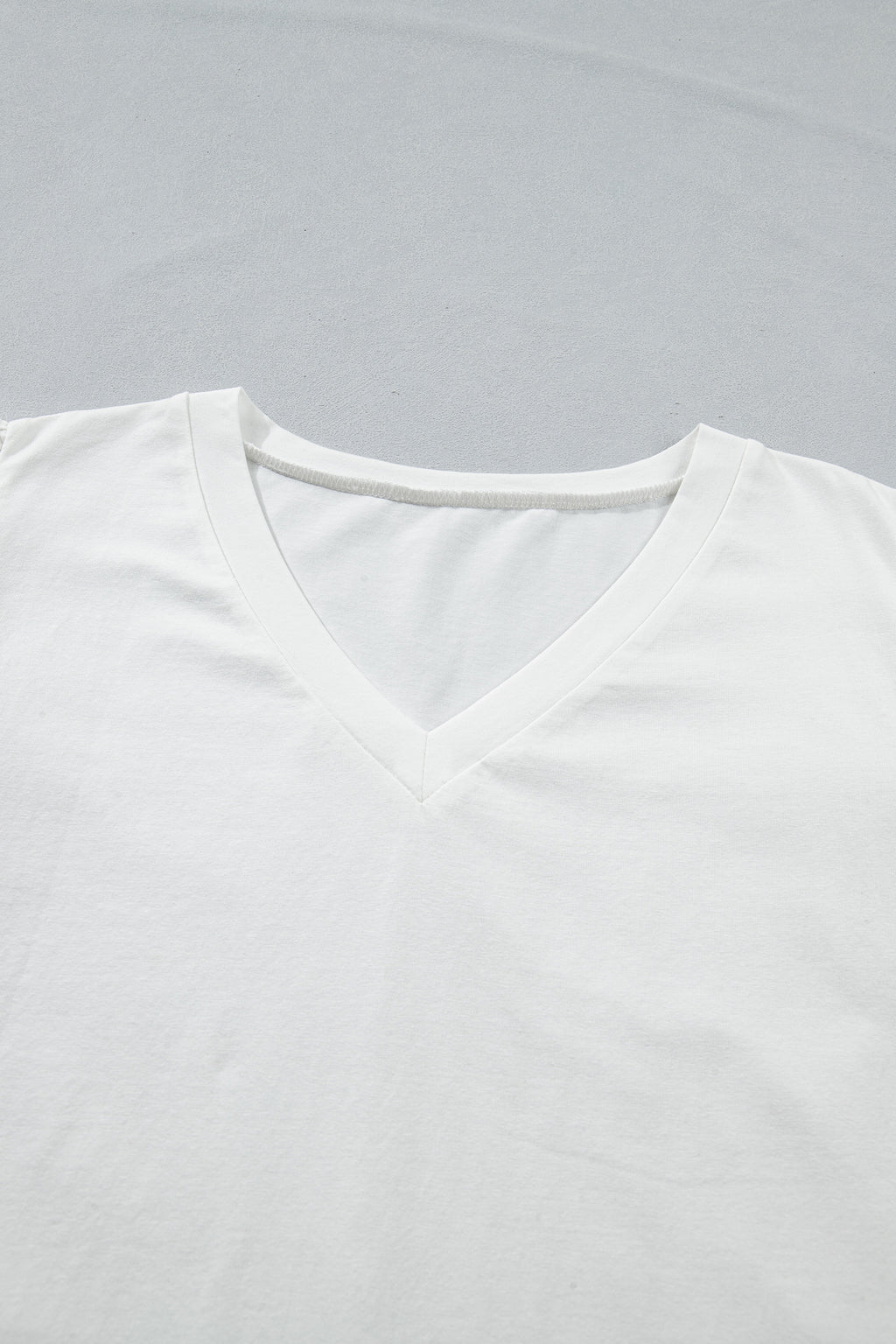 White Eyelet Crochet Splicing Short Sleeve Plus Size Tee