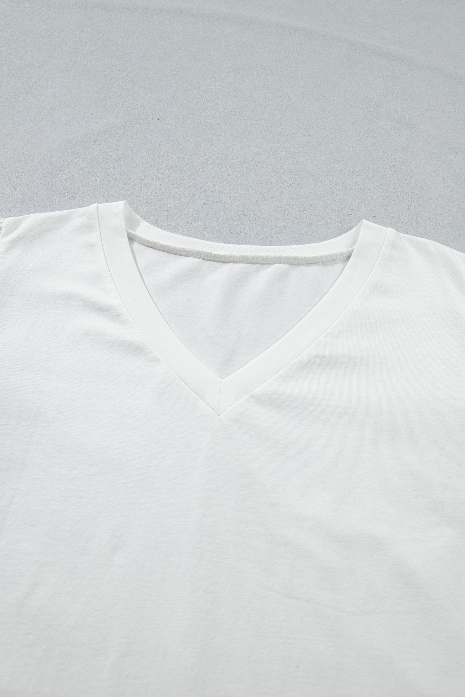 White Eyelet Crochet Splicing Short Sleeve Plus Size Tee