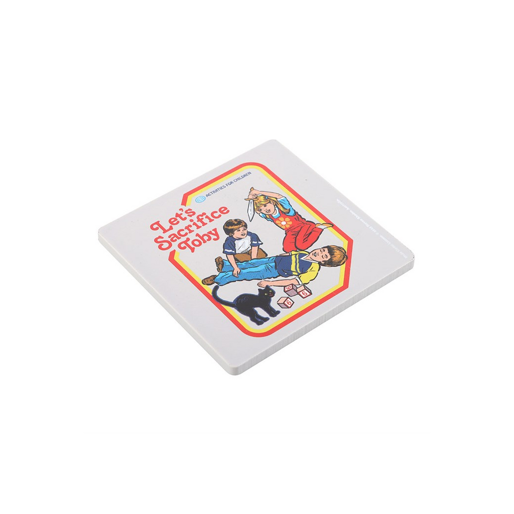 Let's Sacrifice Toby Coaster by Steven Rhodes
