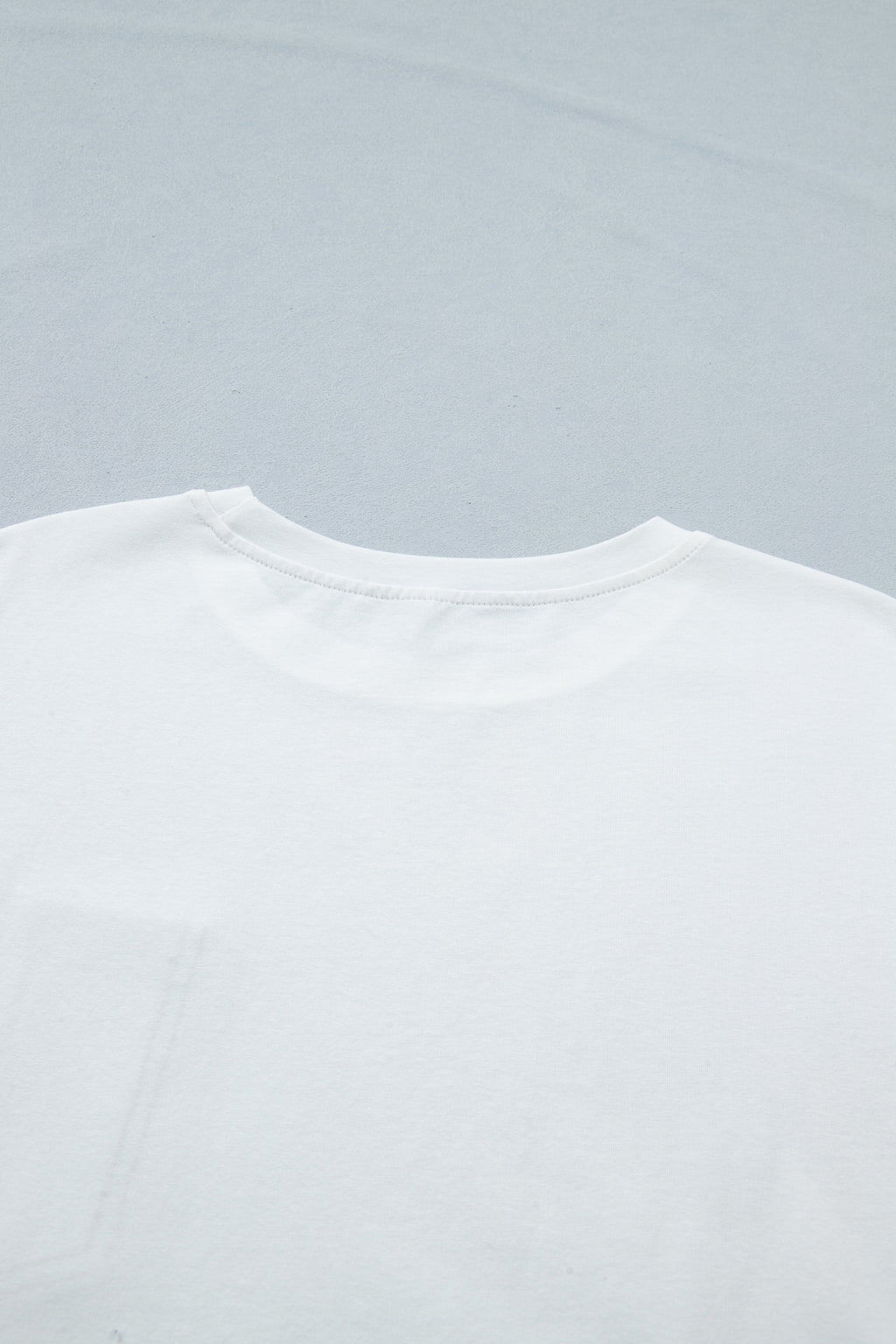 White Color Block Chest Pocket Patched Casual Short Sleeve Top
