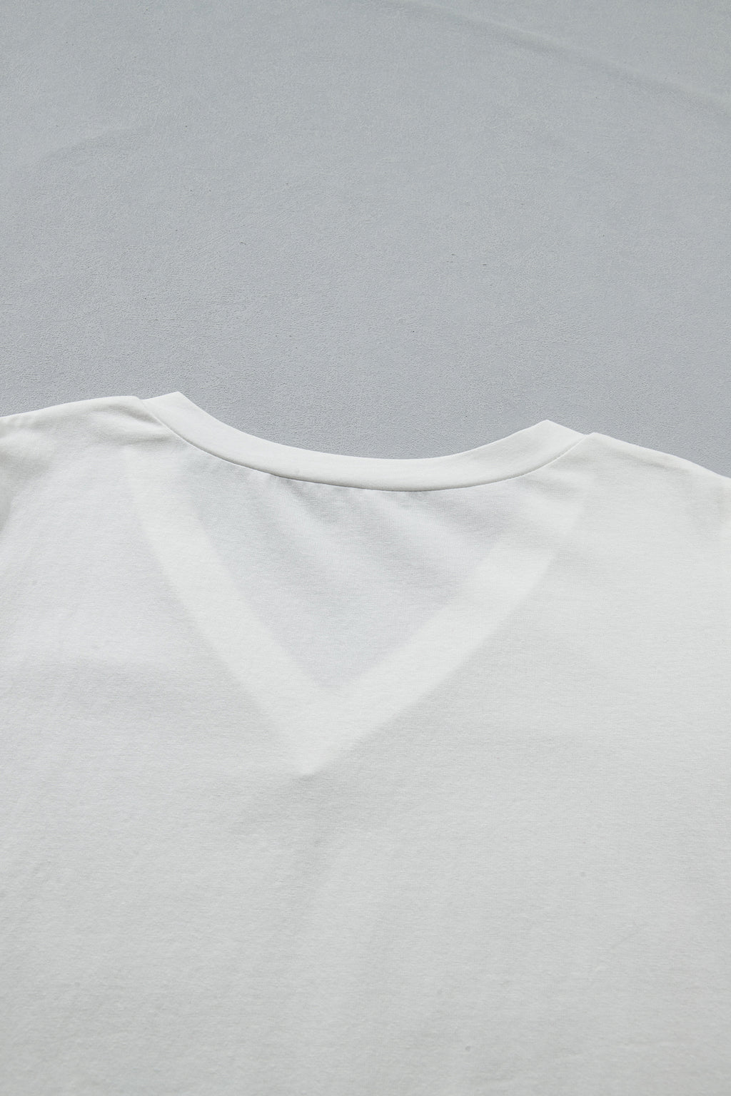 White Eyelet Crochet Splicing Short Sleeve Plus Size Tee