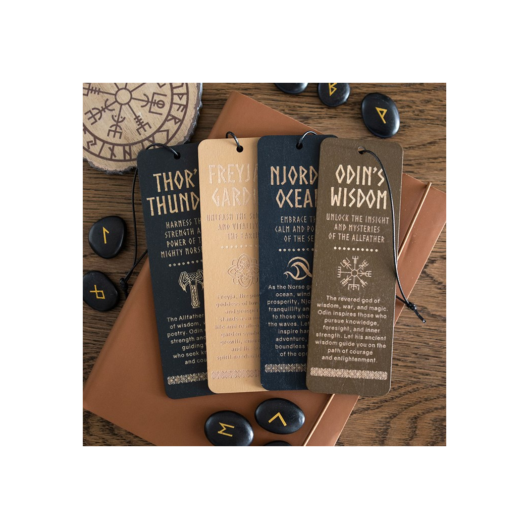 Freyja's Garden Wooden Bookmark