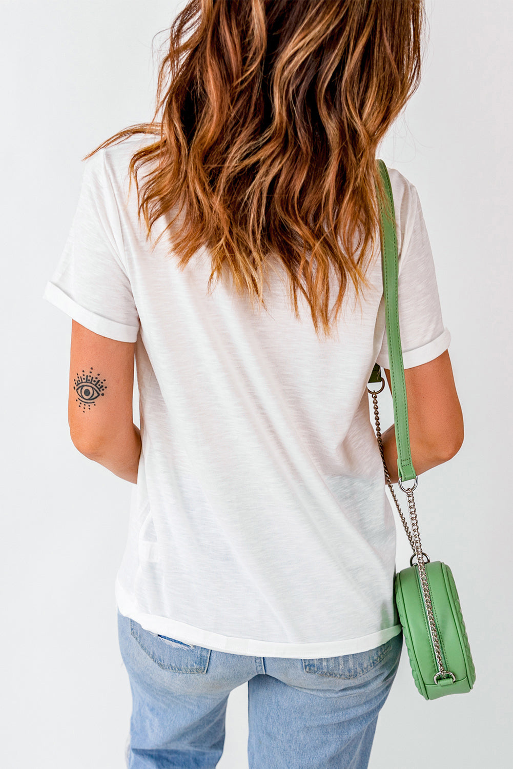 White Happy Easter yall Graphic Tee