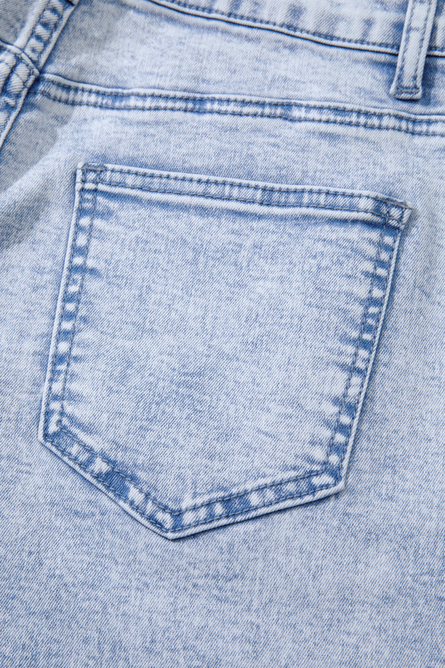Beau Blue Light Washed Pull On Barrel Jeans