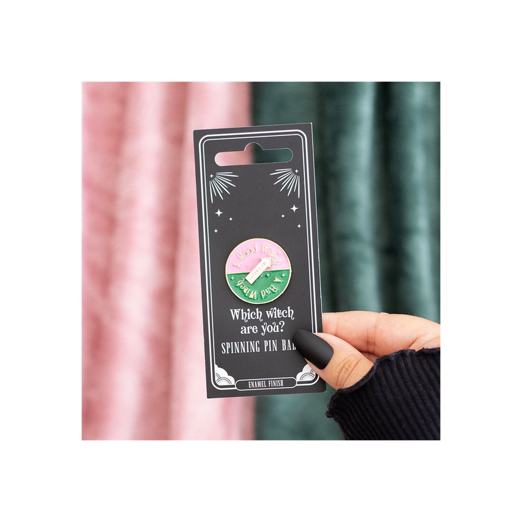 Which Witch Are You Spinning Pin Badge