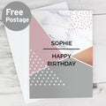 Personalised Geometric Card