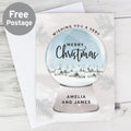 Personalised Christmas Snow Globe Card