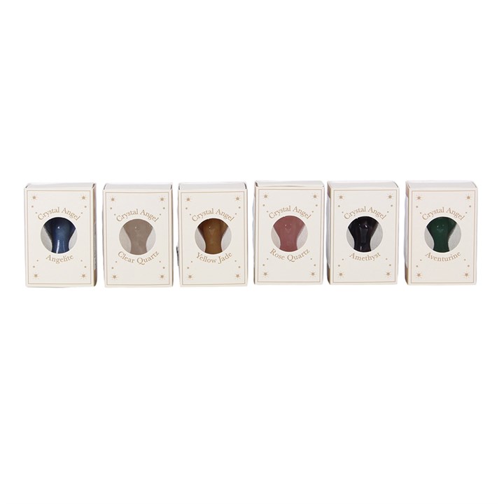 Set of 24 Crystal Angel Keepsakes in Display