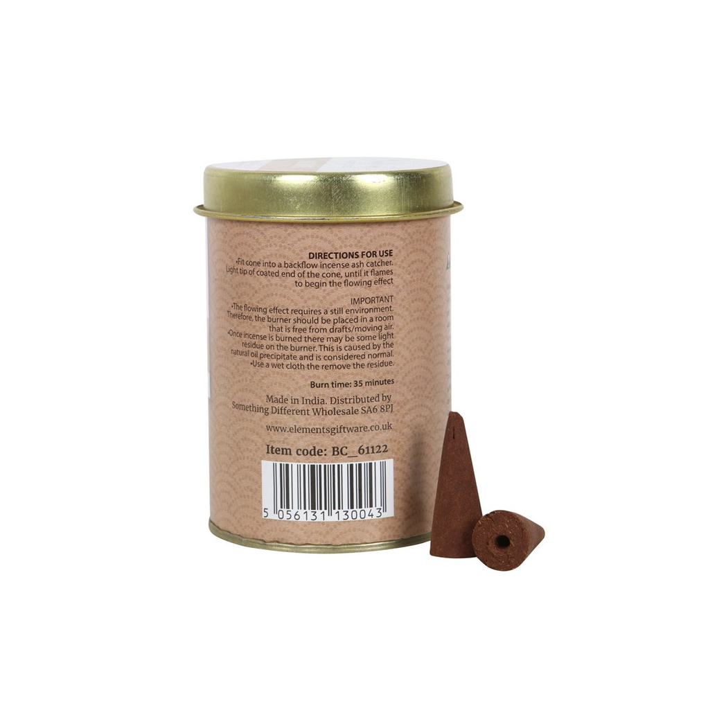 6 Tins of Elements Palo Santo Jumbo Backflow Cones