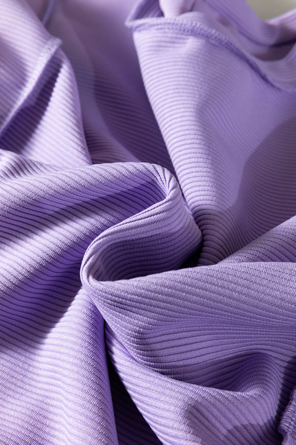 Lavendula Horizontal Ribbed Exposed Seam Detail Drop Shoulder Baggy Pullover