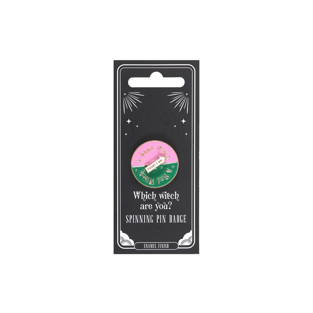 Which Witch Are You Spinning Pin Badge
