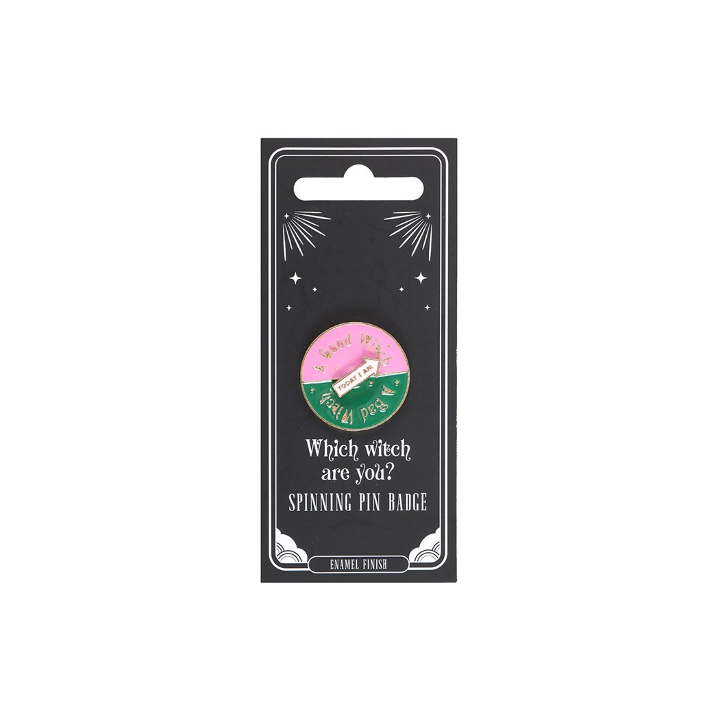 Which Witch Are You Spinning Pin Badge