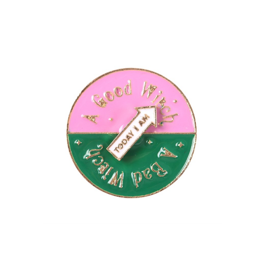 Which Witch Are You Spinning Pin Badge