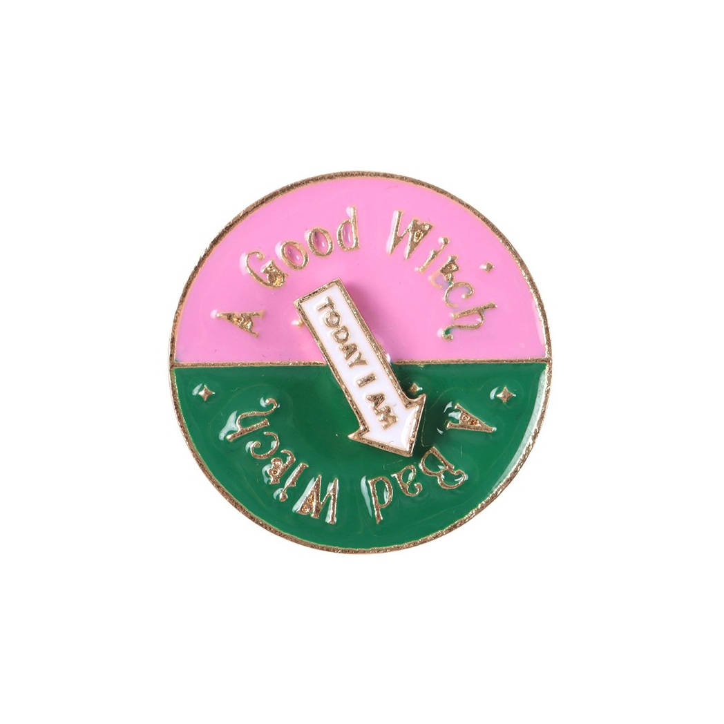 Which Witch Are You Spinning Pin Badge