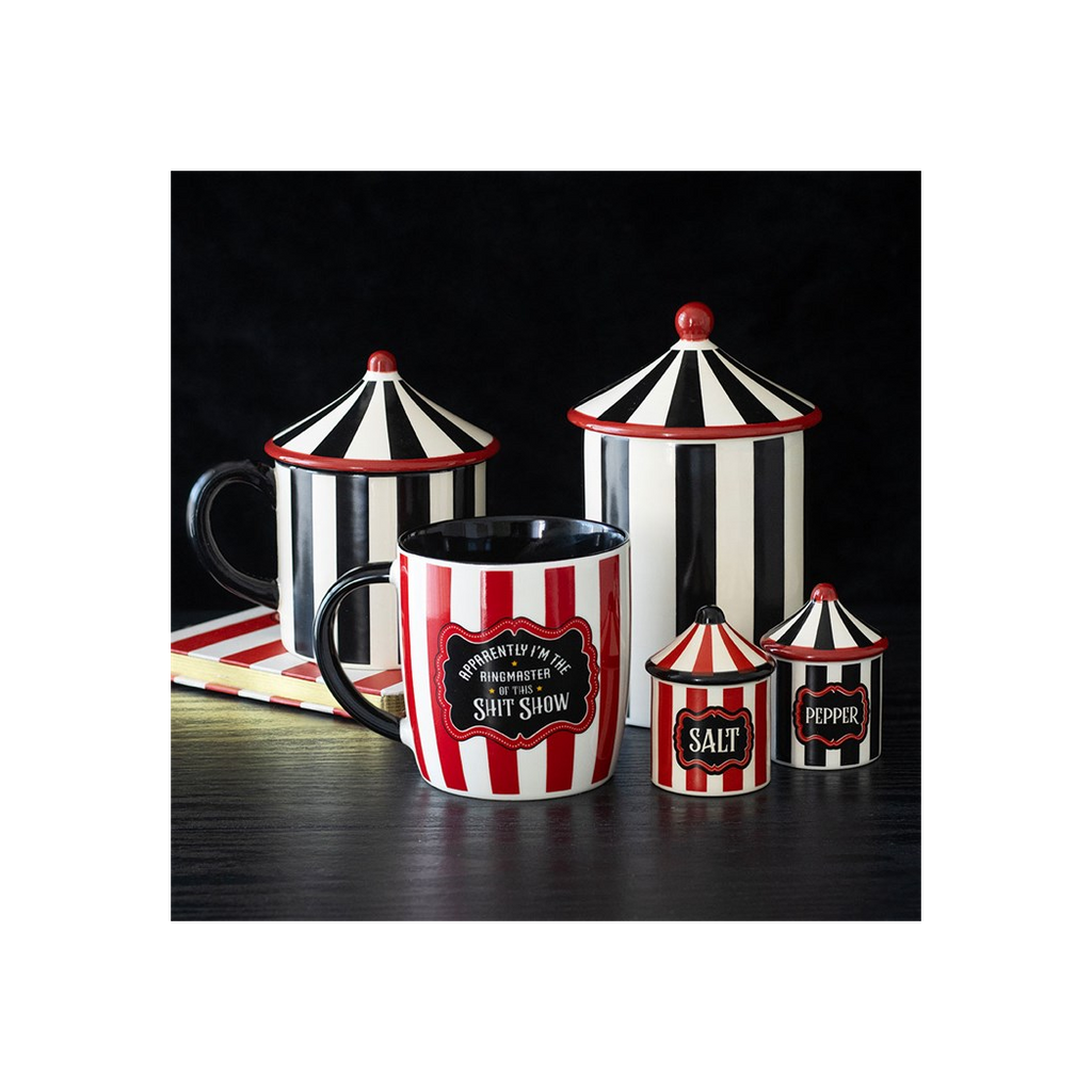 Circus Tent Salt and Pepper Shakers