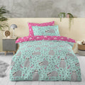 Kids Sleepy Sloth Single Duvet Set & Pillowcase