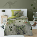 Kids Roar Dinosaur Single Duvet Set & Pillowcase