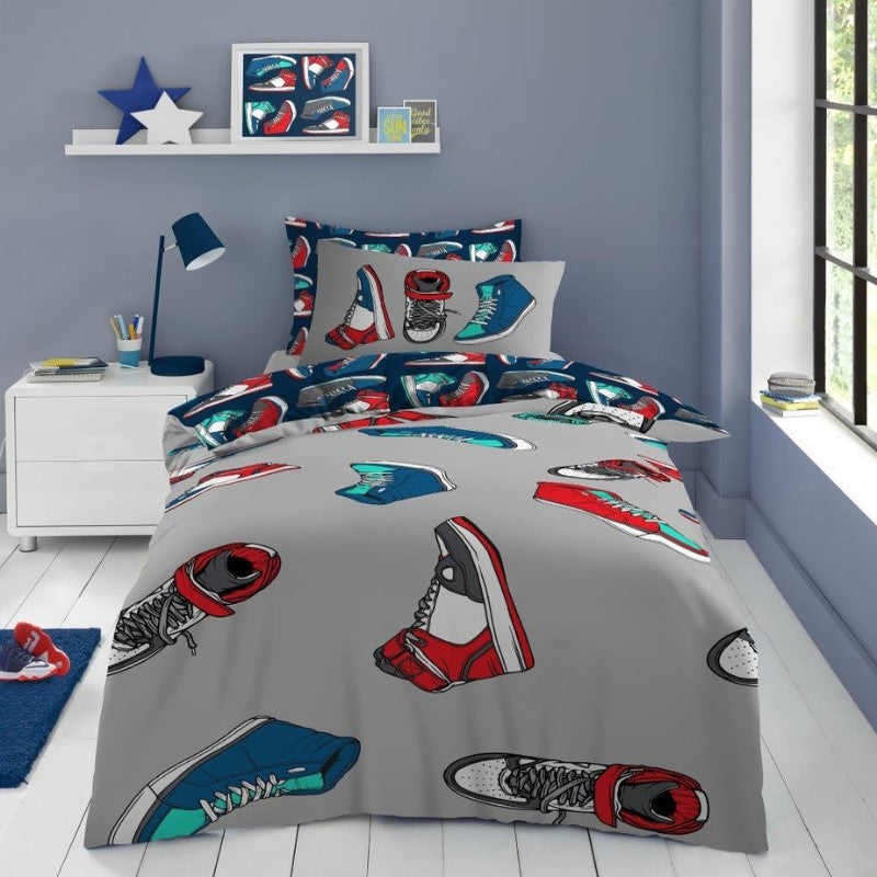 Kids High Tops Single Duvet Set & Pillowcase
